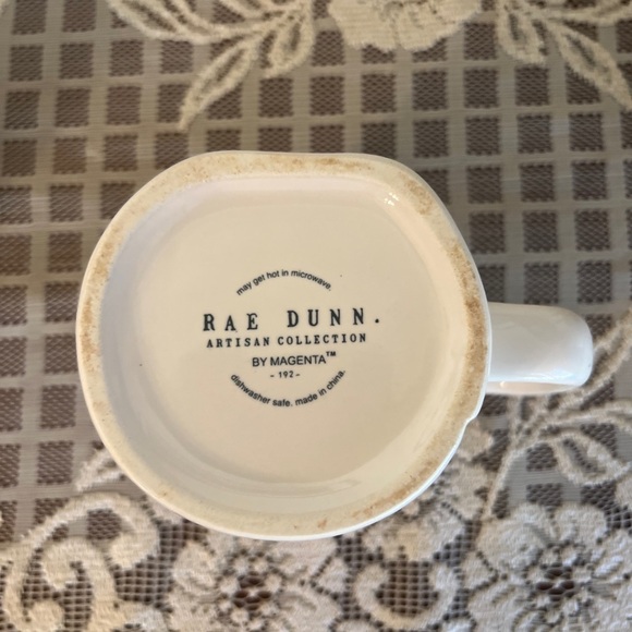 Rae Dunn by Magenta “JELLY BEANS ” Mug Traditional Farmhouse Letters & Shape - Picture 3 of 5